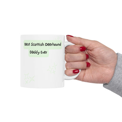 Scottish Deerhound Peek-a-Boo Mug | Best Scottish Deerhound Daddy Gift