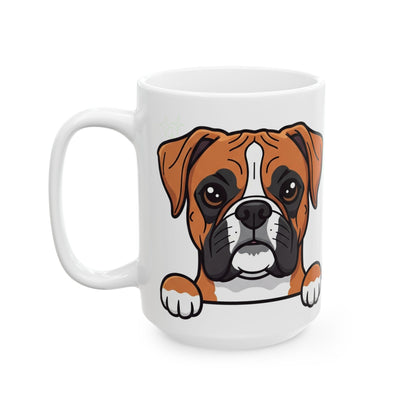 Boxer Peek-a-Boo Mug | Best Boxer Mama Gift