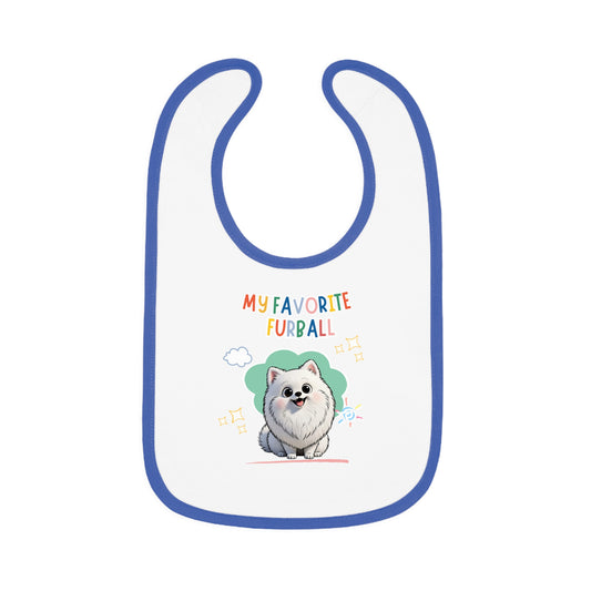 Pomeranian Favorite Furball Baby Bib
