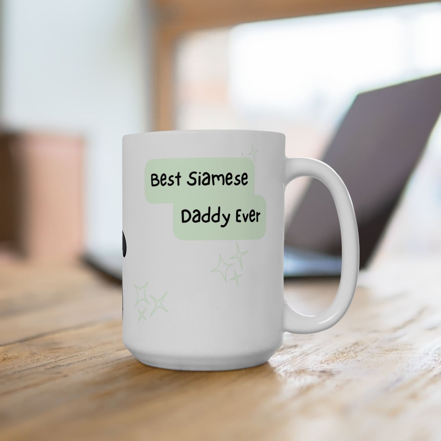 Siamese Peek-a-Boo Mug | Best Siamese Daddy Gift