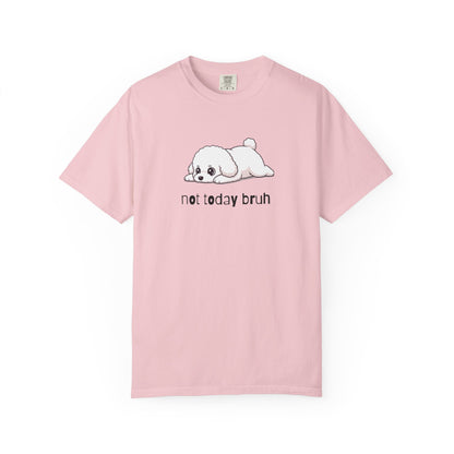 Bichon Frise Not Today Bruh T-Shirt