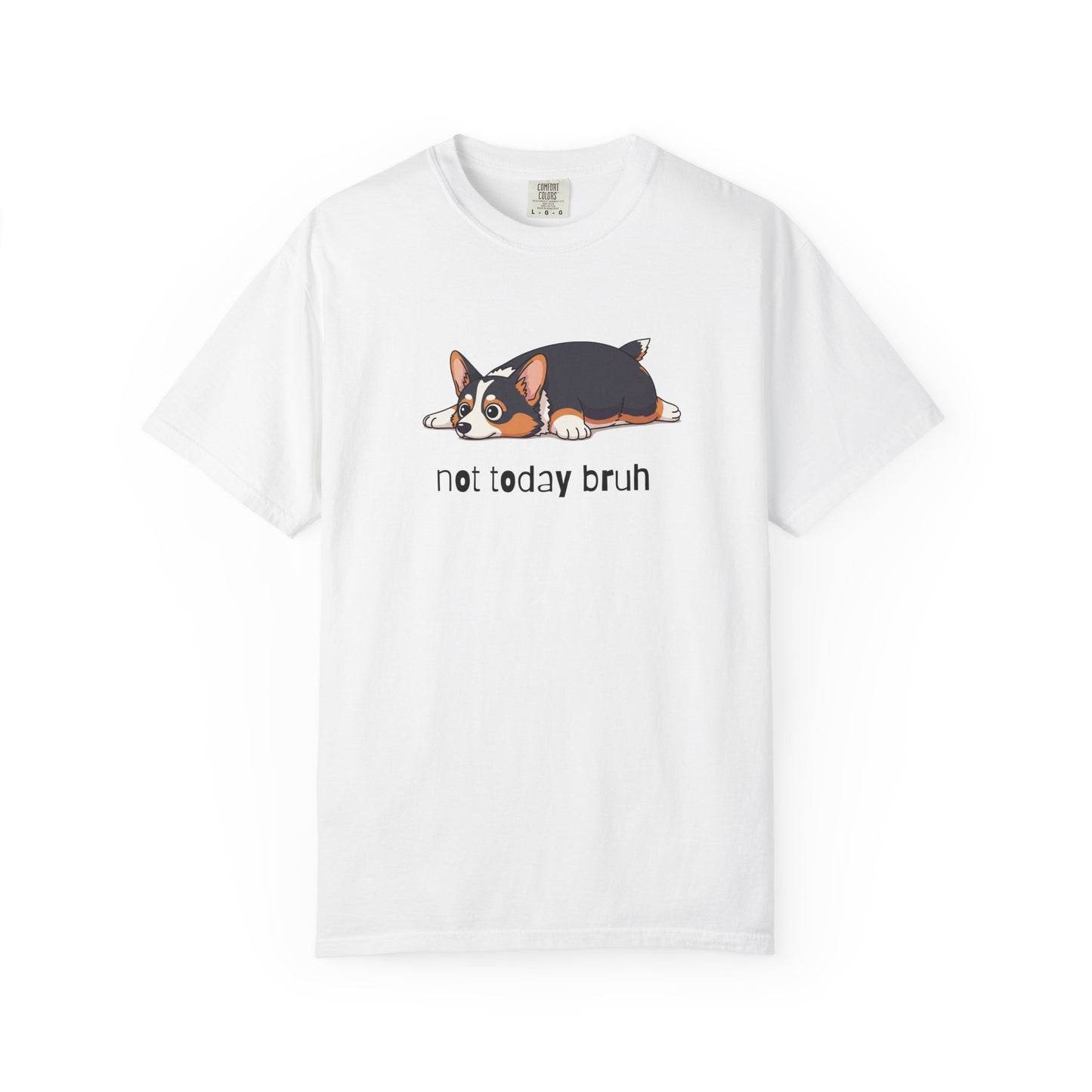 Corgi Not Today Bruh T-Shirt