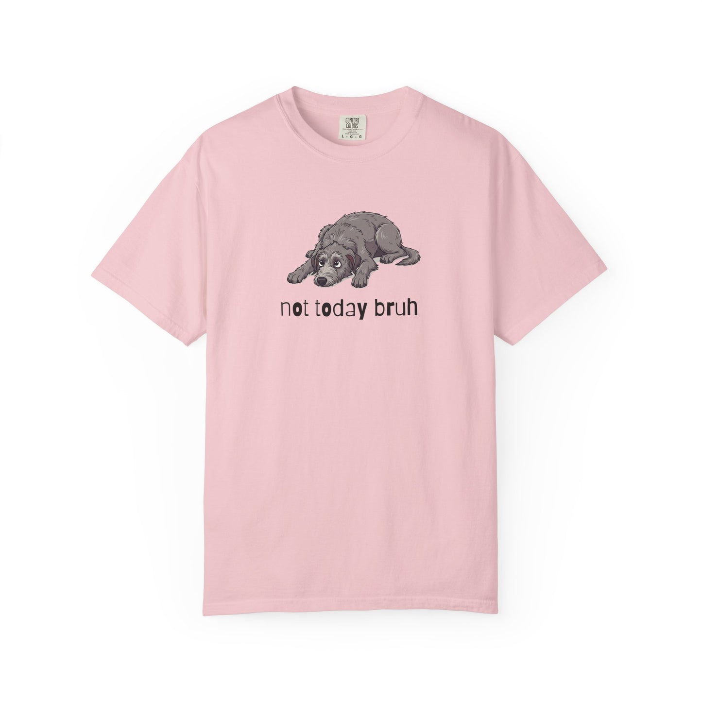 Scottish Deerhound Not Today Bruh T-Shirt