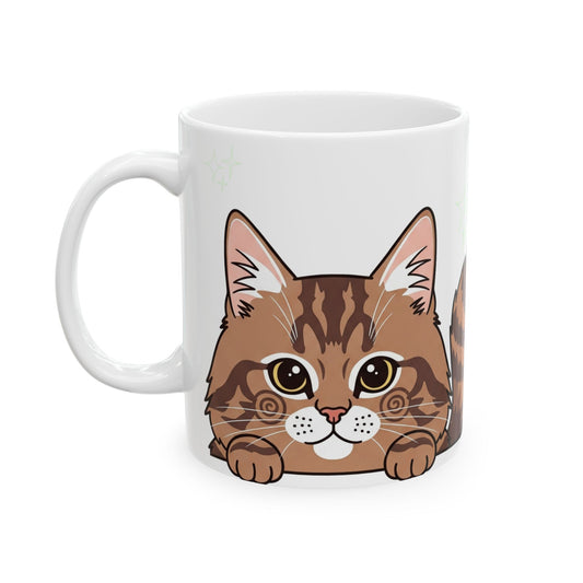 Cat Peek-a-Boo Mug | Best Cat Daddy Gift