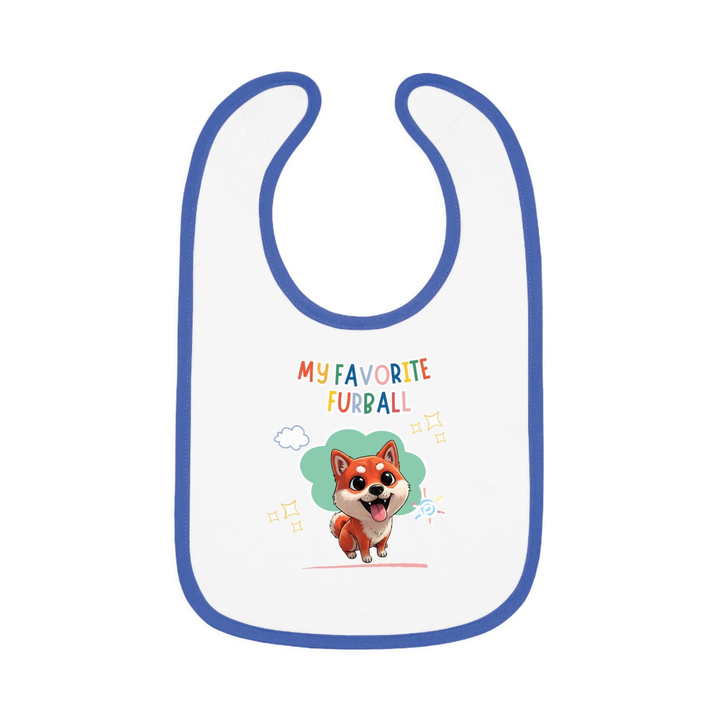 Shiba Favorite Furball Baby Bib