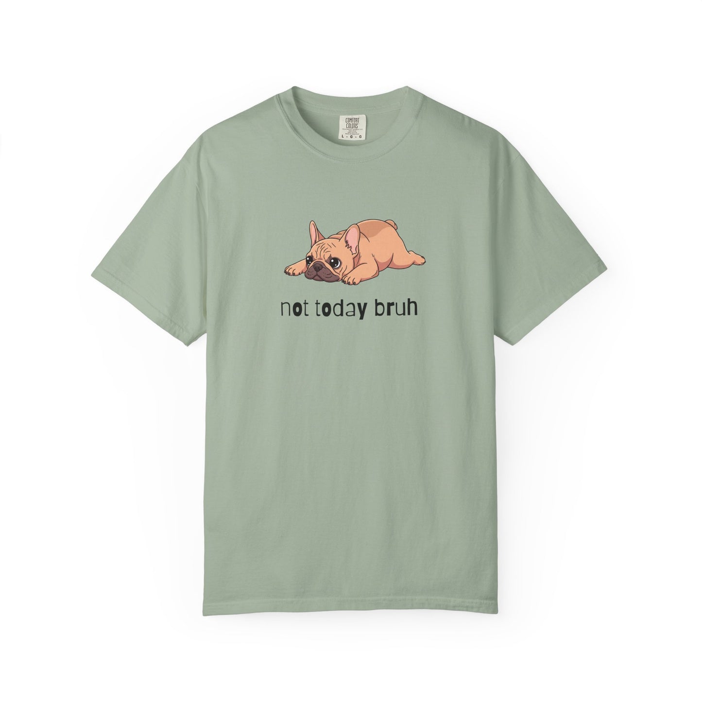 Frenchie Not Today Bruh T-Shirt