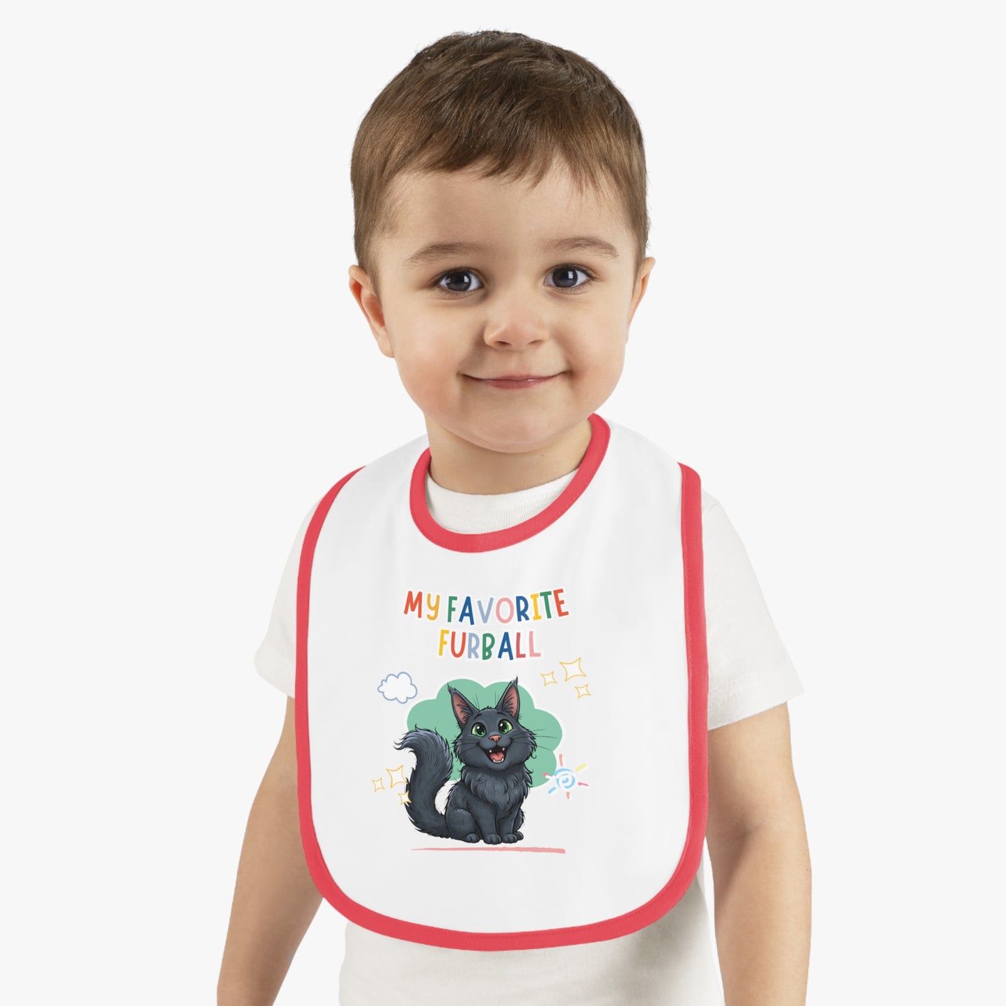 Maine Coon Favorite Furball Baby Bib