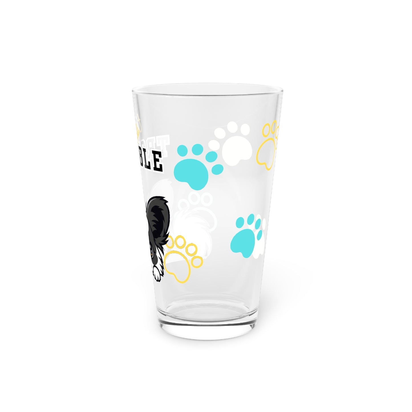 Papillon Tiny Trouble Pint Glass