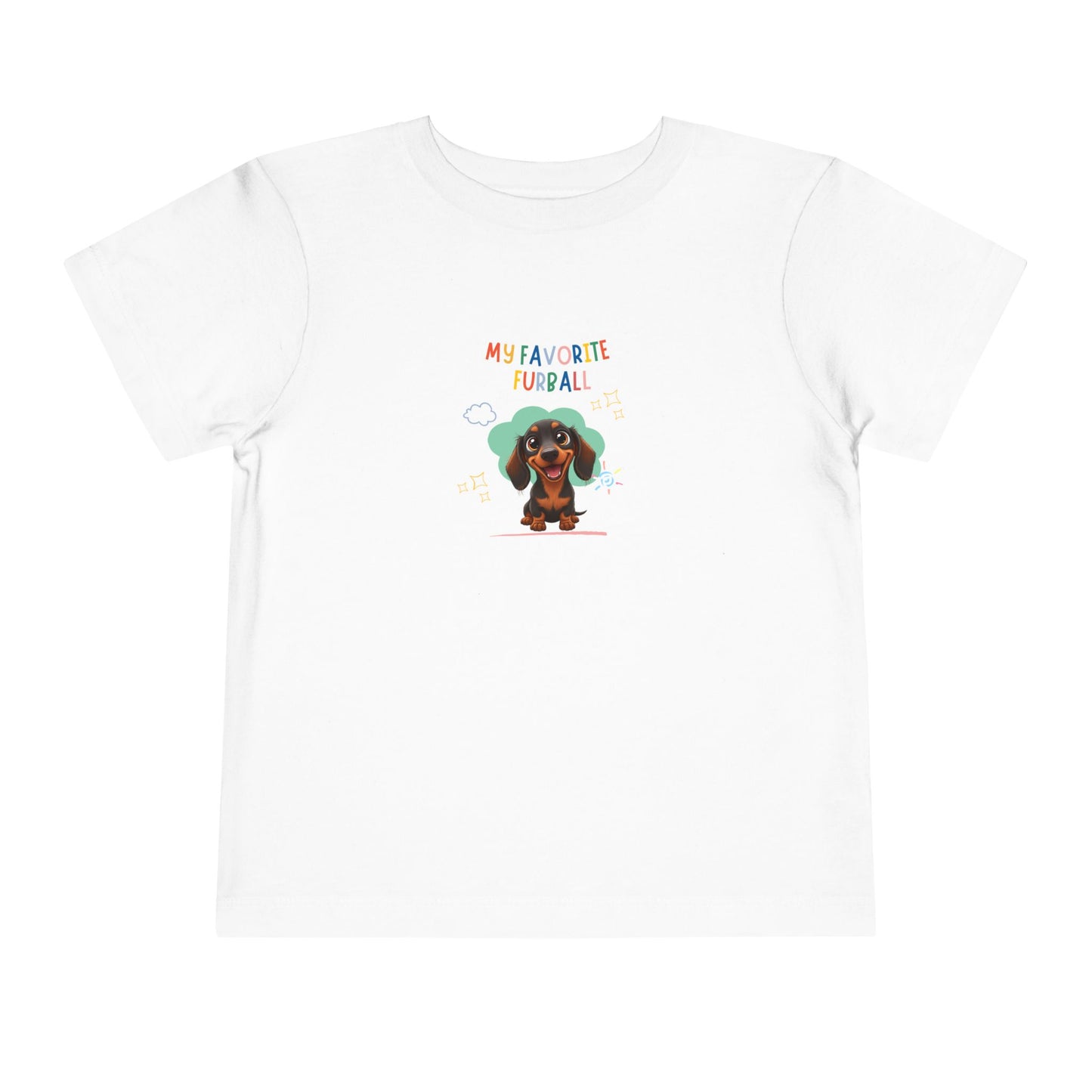 Dacshund Favorite Furball Toddler Tee