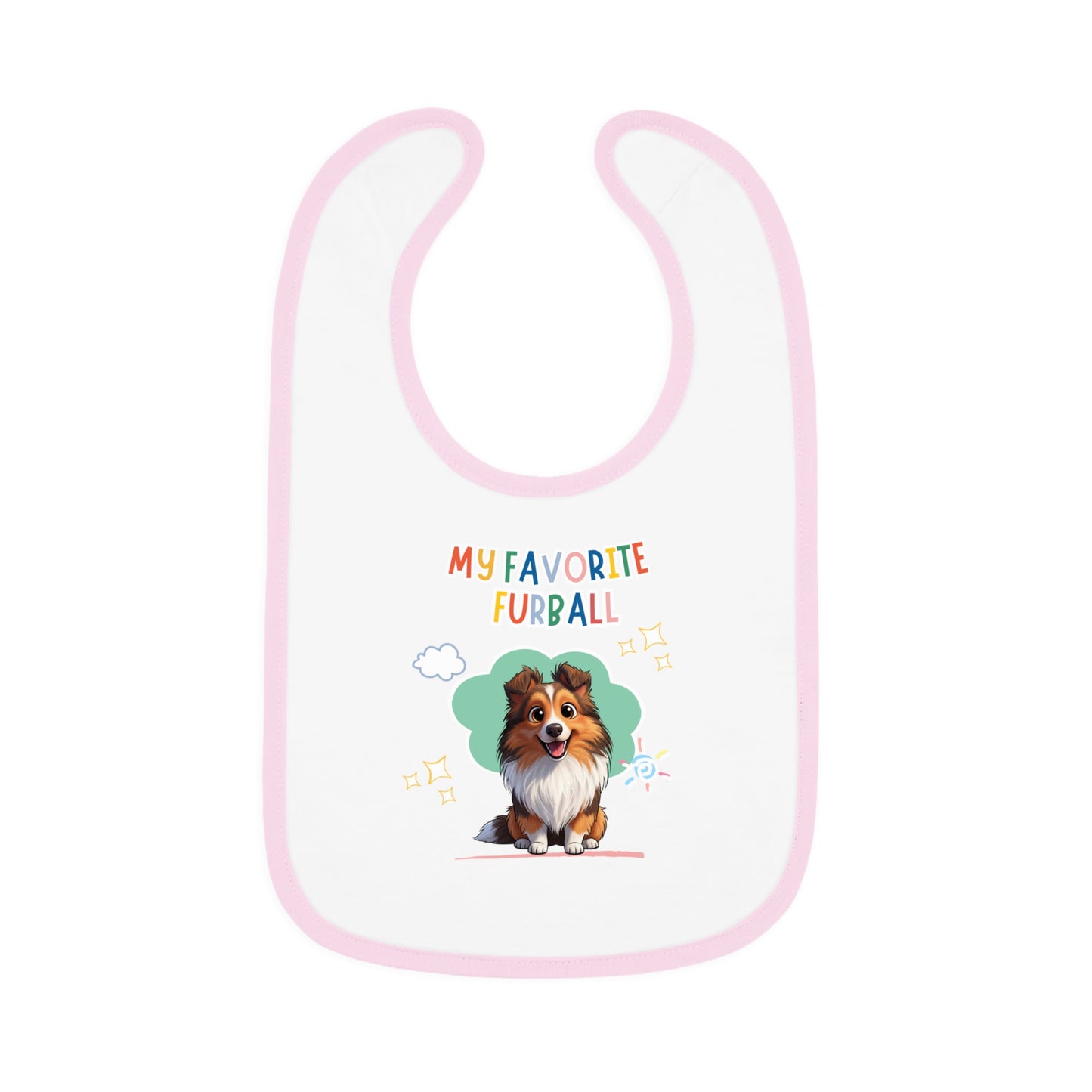 Sheltie Favorite Furball Baby Bib