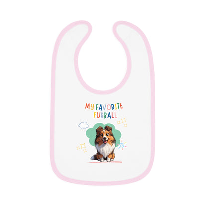 Sheltie Favorite Furball Baby Bib