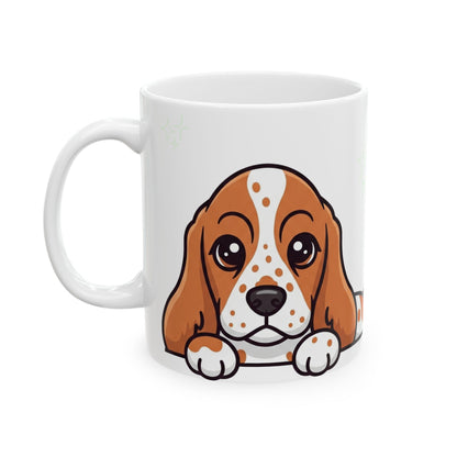 English Cocker Spaniel Peek-a-Boo Mug | Best Spaniel Mama Gift