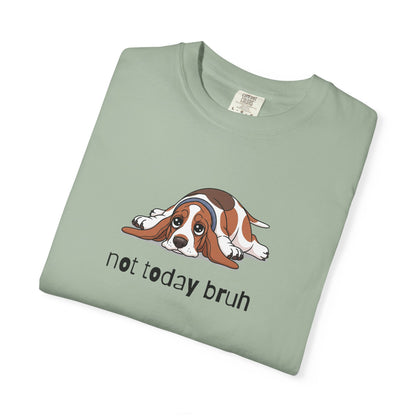 Basset Hound Not Today Bruh T-Shirt