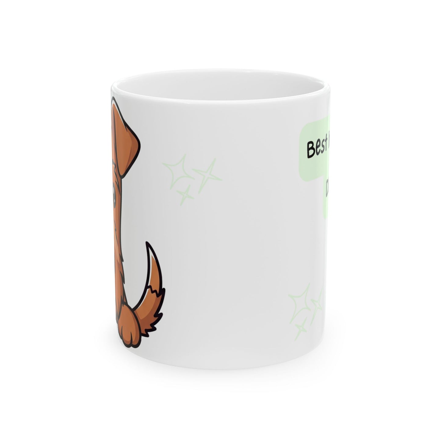 Irish Terrier Peek-a-Boo Mug | Best Irish Terrier Daddy Gift