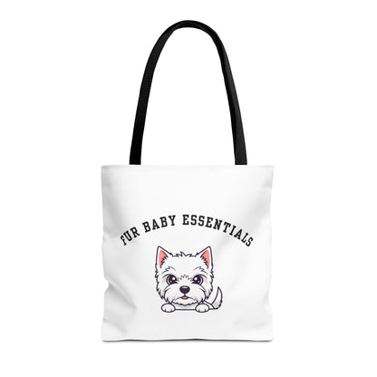 Westie FurBaby Tote Bag