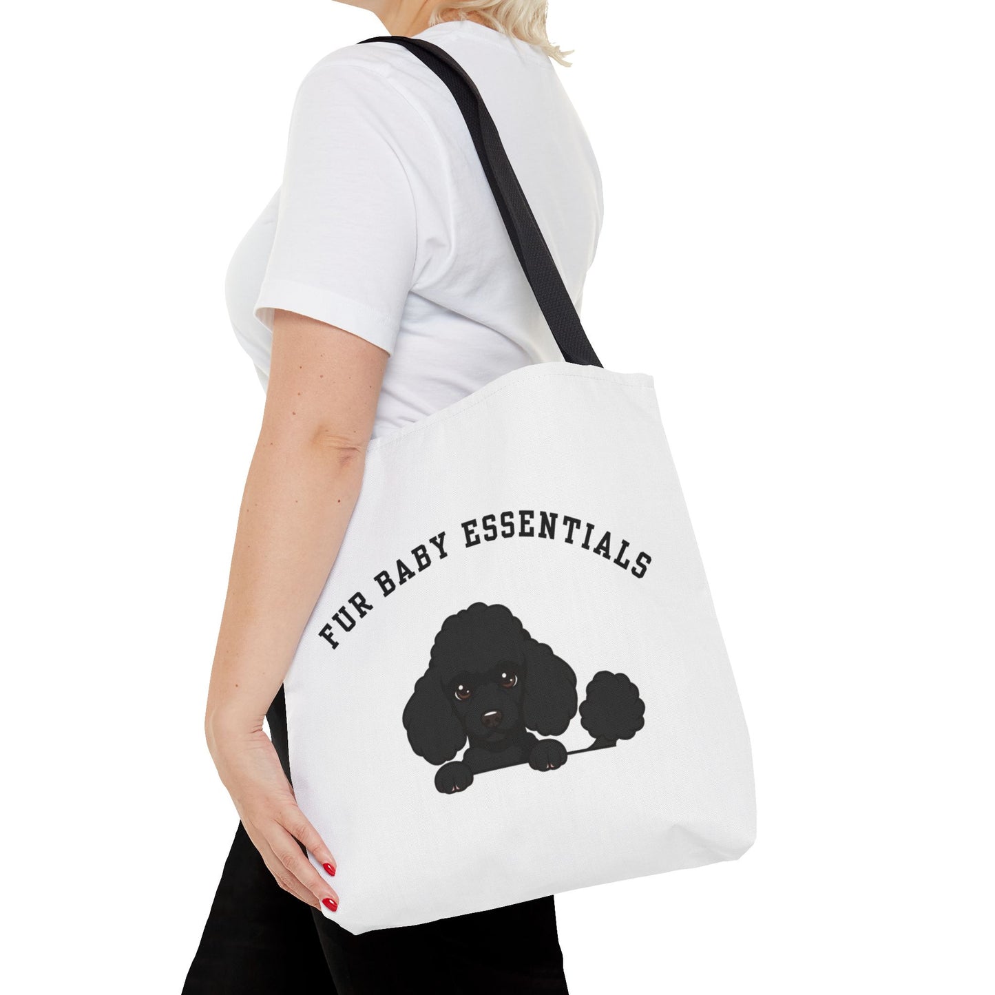 Poodle FurBaby Tote Bag