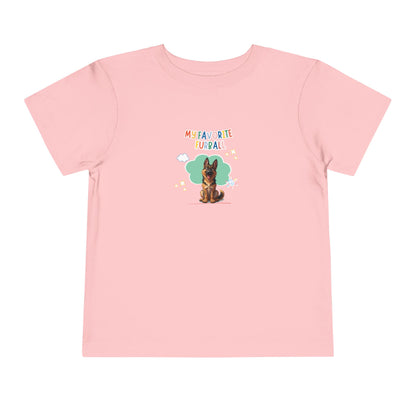 German Shepherd Favorite Furball Toddler Tee