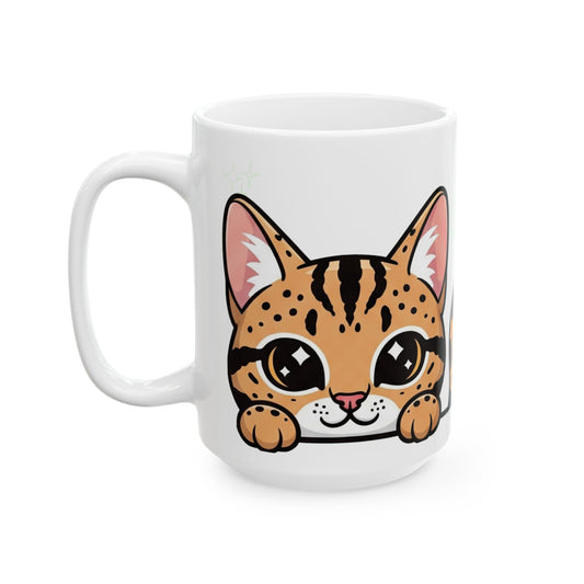 Ocicat Peek-a-Boo Mug | Best Ocicat Mama Gift