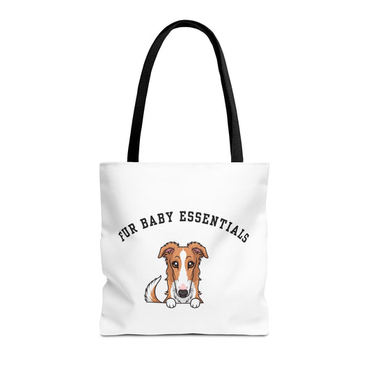 Borzoi FurBaby Tote Bag