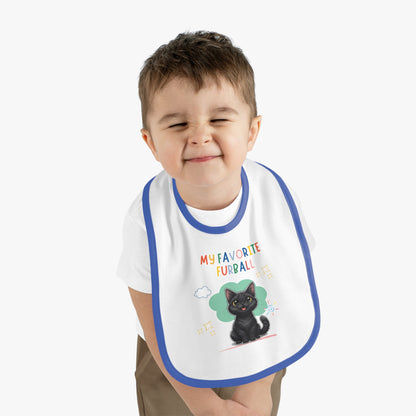 Selkirk Rex Favorite Furball Baby Bib