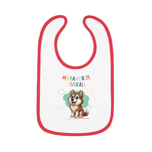 Husky Favorite Furball Baby Bib