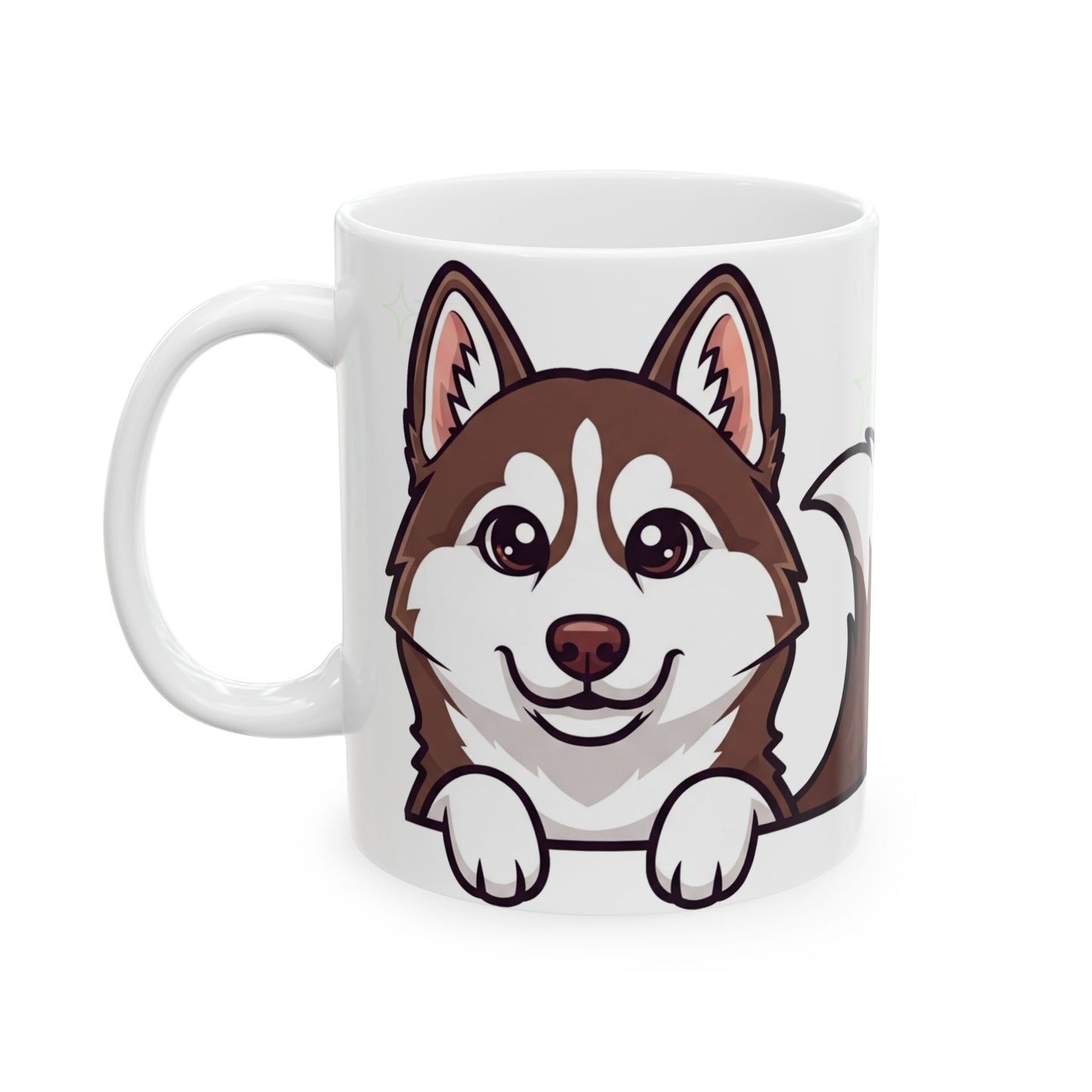 Husky Peek-a-Boo Mug | Best Husky Mama Gift