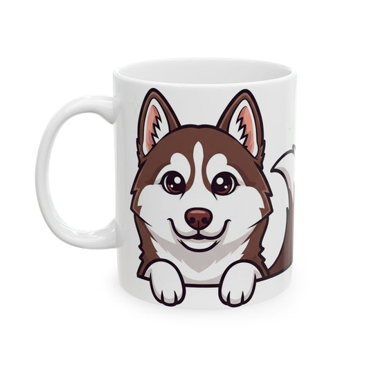 Husky Peek-a-Boo Mug | Best Husky Mama Gift