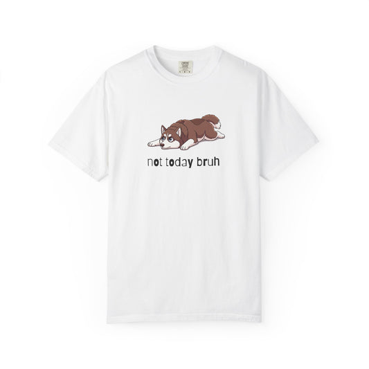 Husky Not Today Bruh T-Shirt