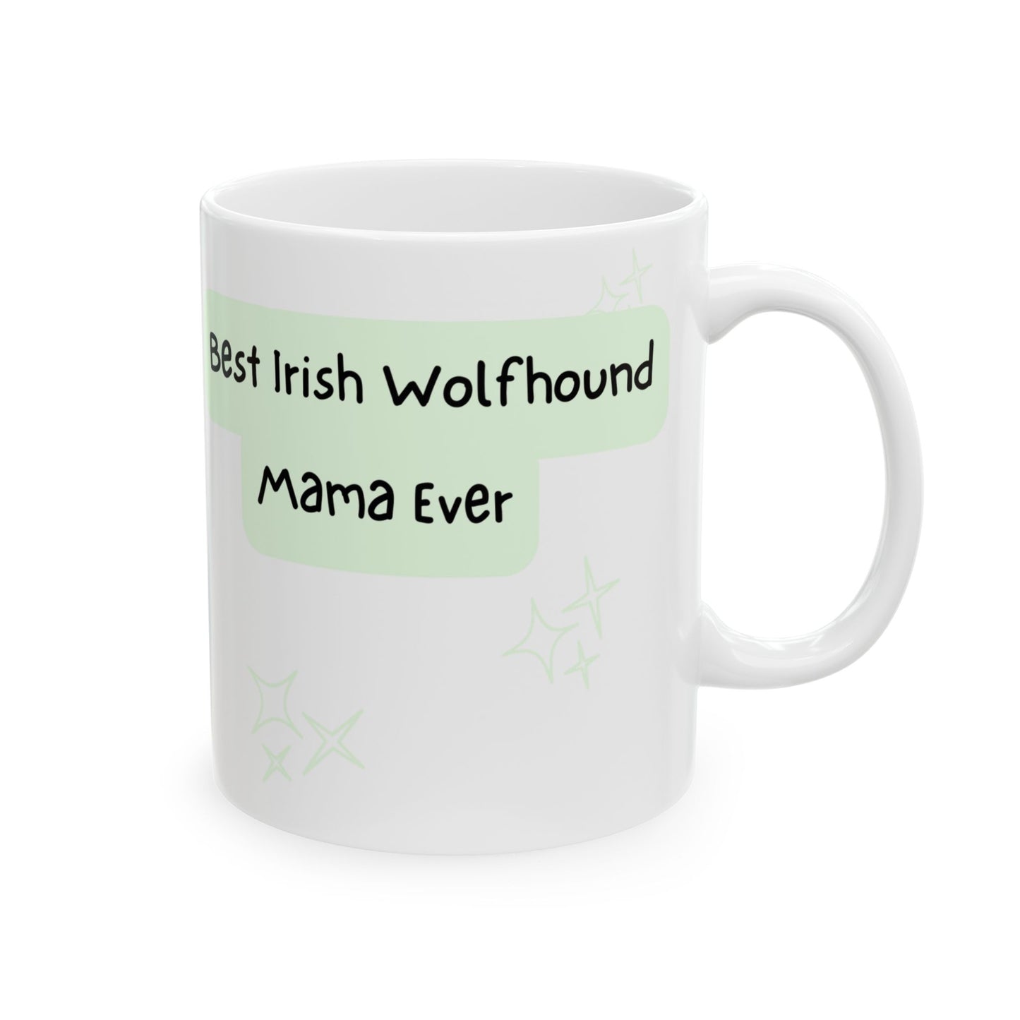 Irish Wolfhound Peek-a-Boo Mug | Best Irish Wolfhound Mama Gift