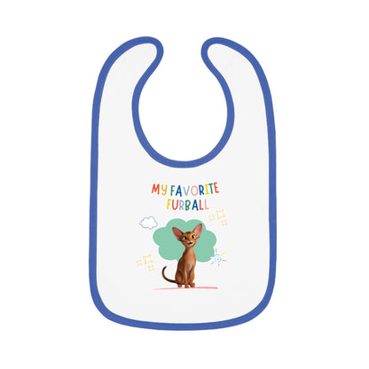 Abyssinian Favorite Furball Baby Bib