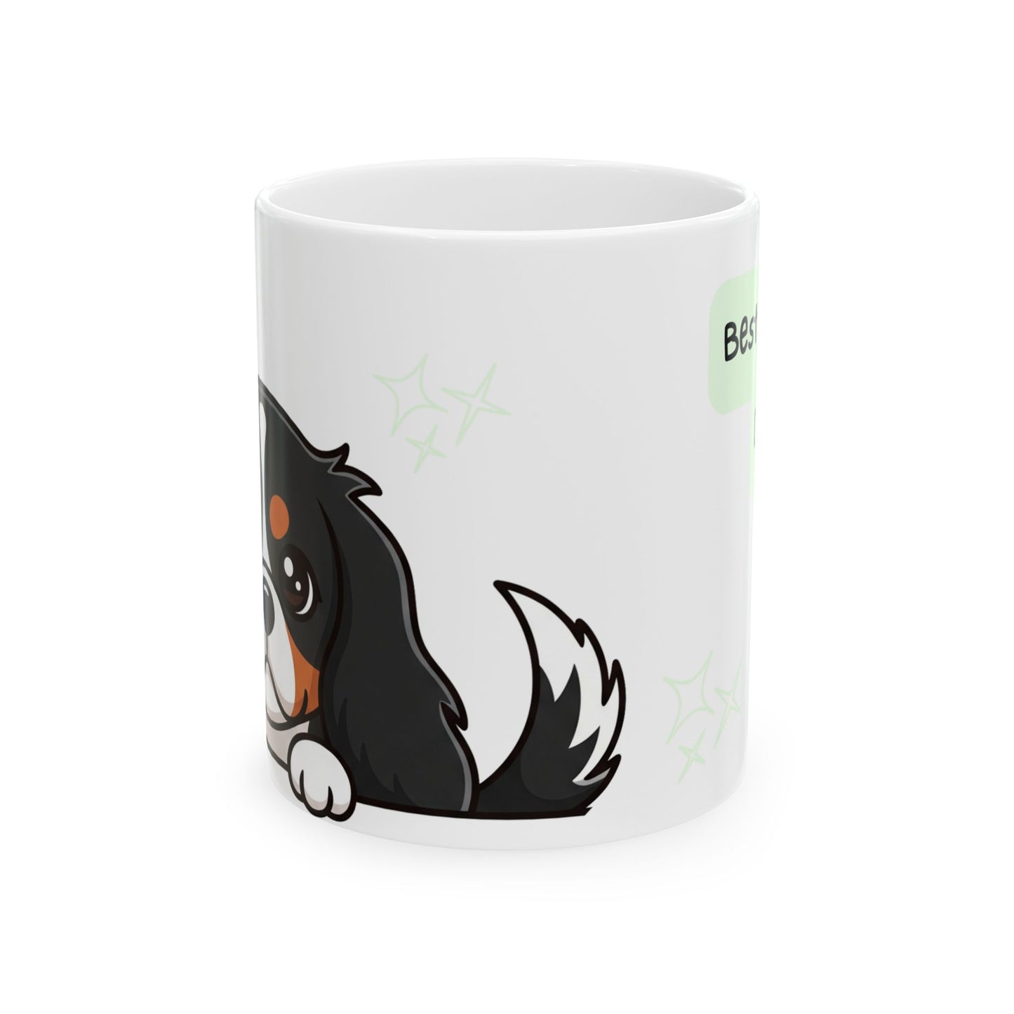 Cavalier King Charles Spaniel Peek-a-Boo Mug | Best Cavalier Daddy Gift