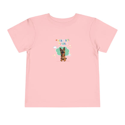 German Shepherd Favorite Furball Toddler Tee