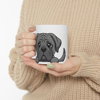 Mastiff Peek-a-Boo Mug | Best Mastiff Mama Gift