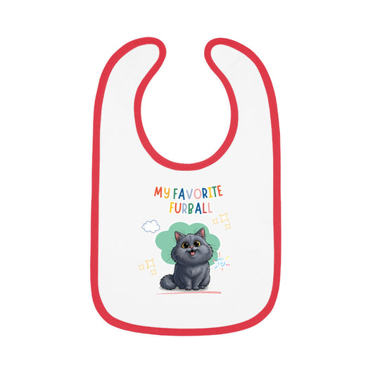 Persian Cat Favorite Furball Baby Bib