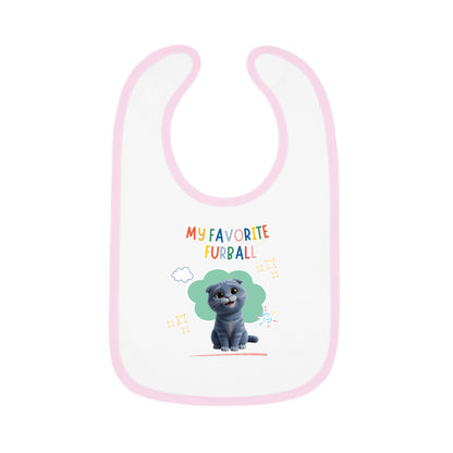 Scottish Fold Favorite Furball Baby Bib