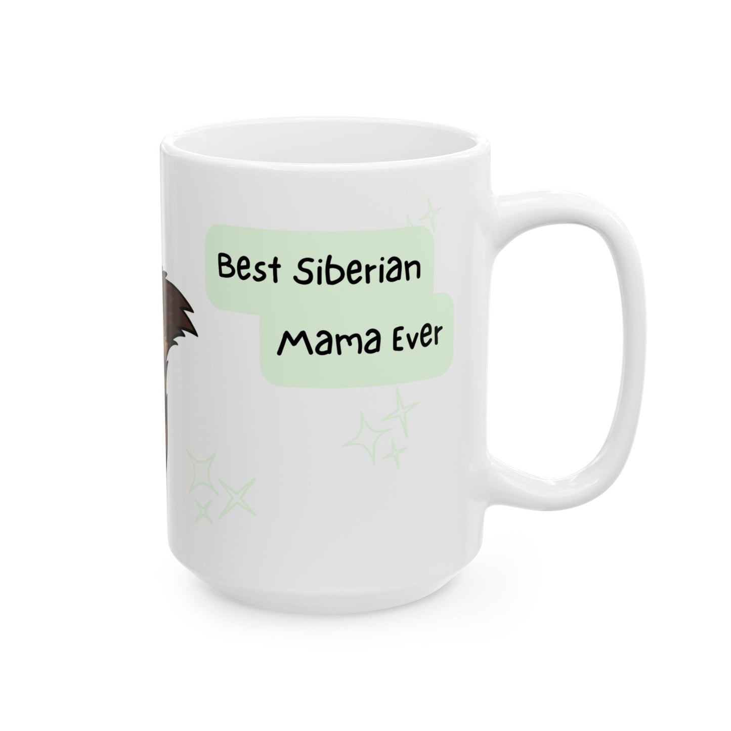Siberian Peek-a-Boo Mug | Best Siberian Mama Gift