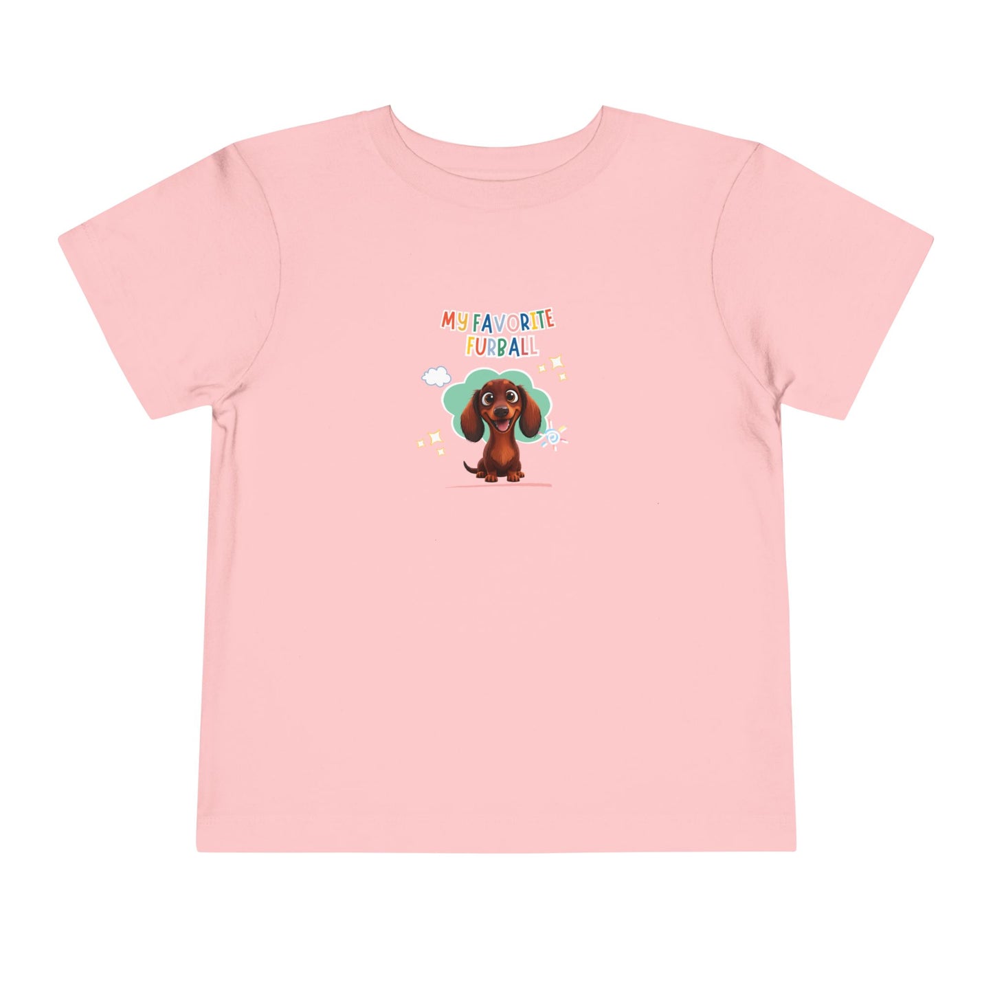 Dacshund Favorite Furball Toddler Tee