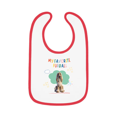Afghan Hound Favorite Furball Baby Bib
