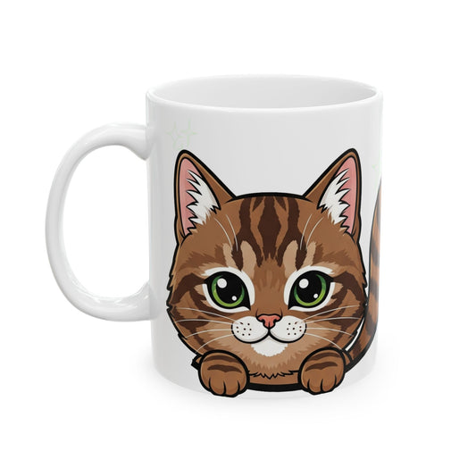 Cat Peek-a-Boo Mug | Best Cat Daddy Gift