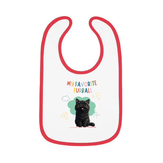 Exotic Shorthair Favorite Furball Baby Bib