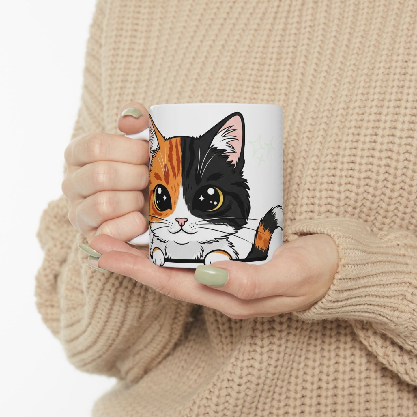 Cat Peek-a-Boo Mug | Best Cat Mama Gift