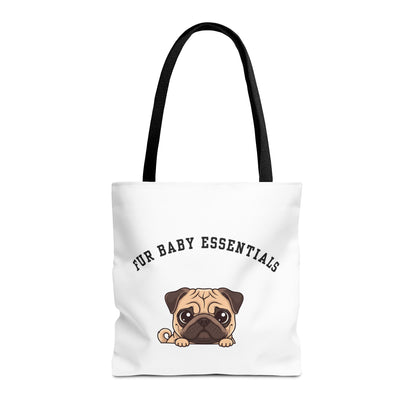 Pug FurBaby Tote Bag