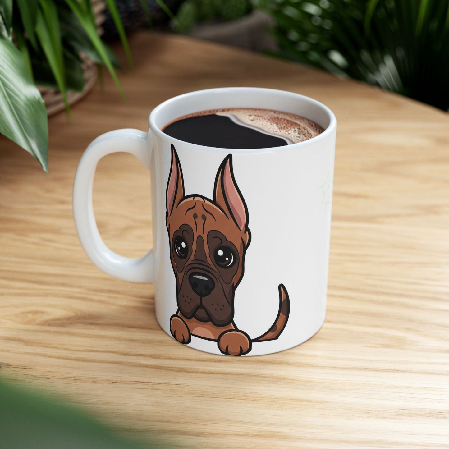 Great Dane Peek-a-Boo Mug | Best Great Dane Mama Gift