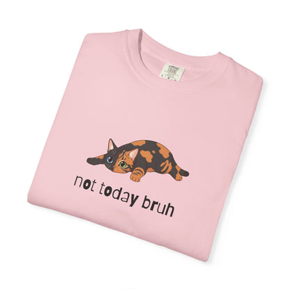Short hair chimera cat Not Today Bruh T-Shirt