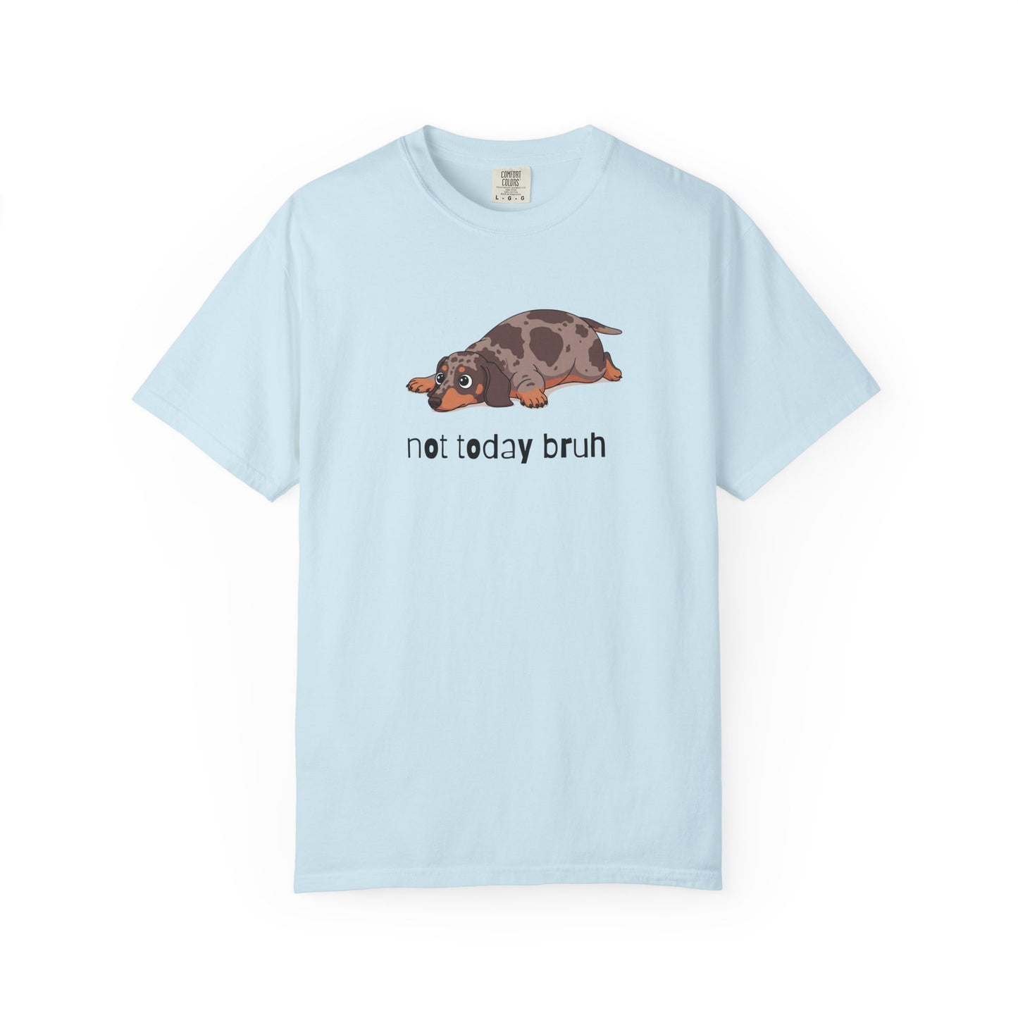 Dacshund Not Today Bruh T-Shirt