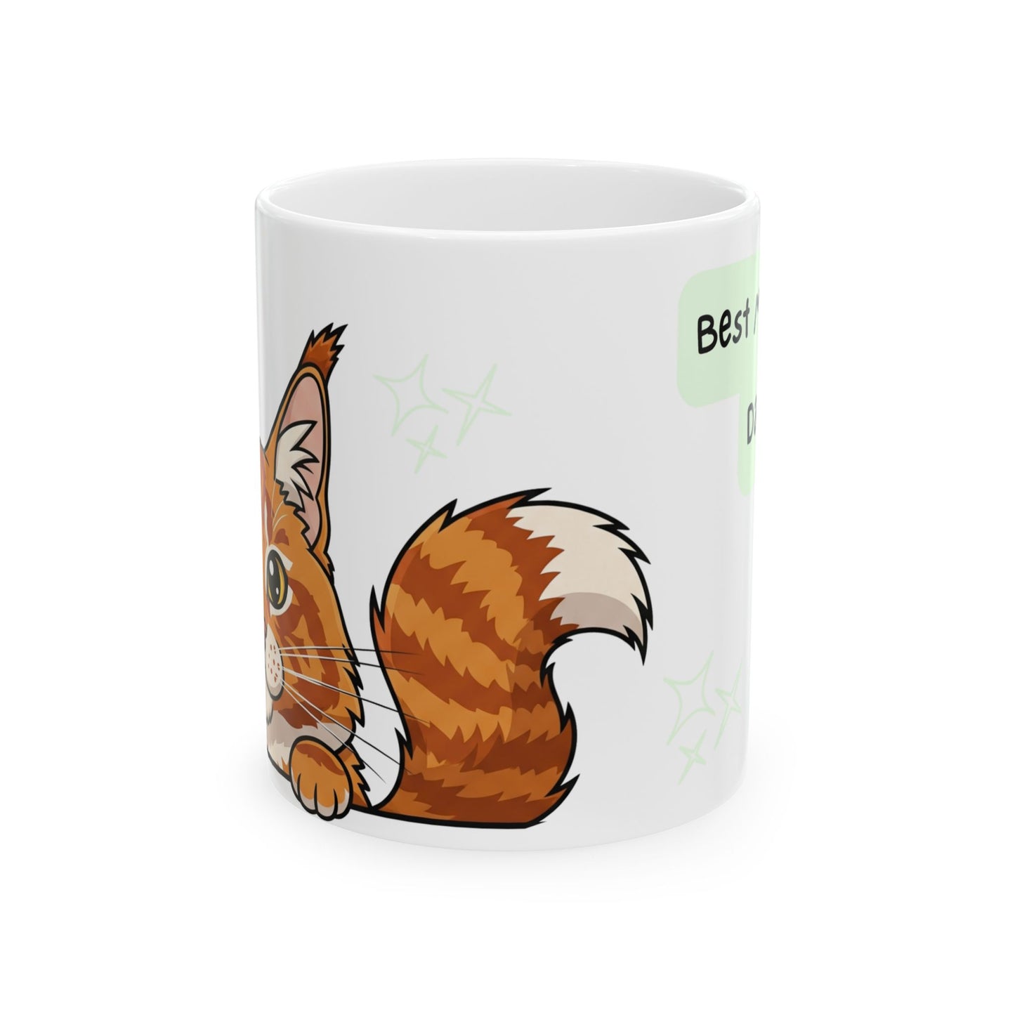 Maine Coon Peek-a-Boo Mug | Best Maine Coon Daddy Gift