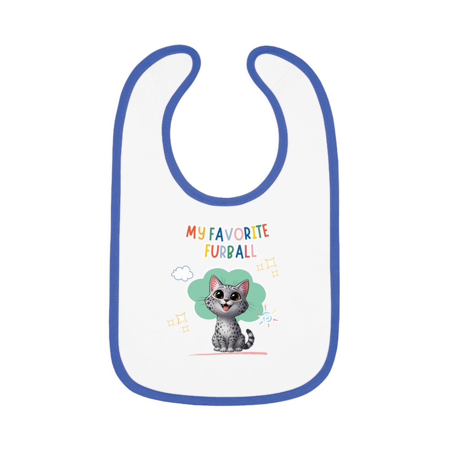 Ocicat Favorite Furball Baby Bib
