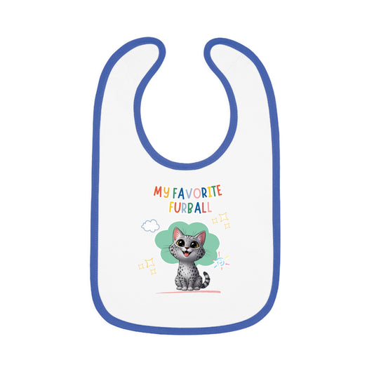 Ocicat Favorite Furball Baby Bib