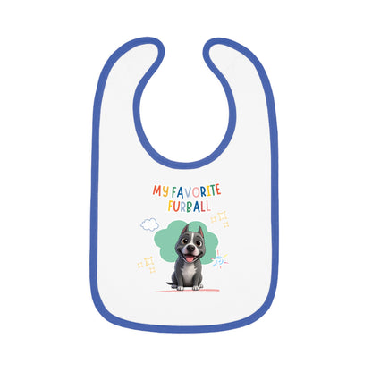 Staffy Favorite Furball Baby Bib