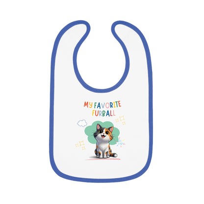 Shorthair Calico Cat Favorite Furball Baby Bib